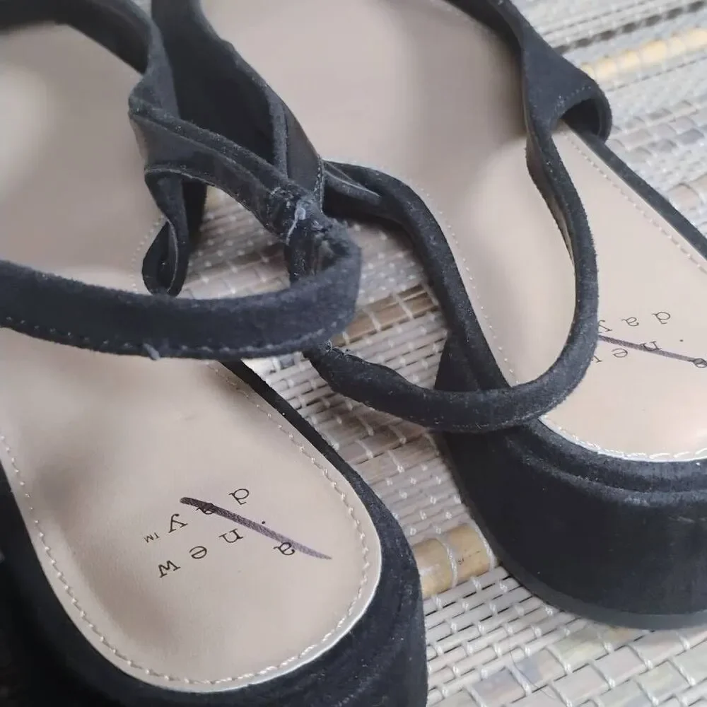 A New Day Women’s Black Slingback Sandals 9.5 - Picture 7 of 9